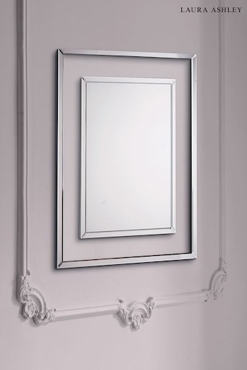 Laura Ashley Clear Evie Rectangular Mirror (940496) | £235