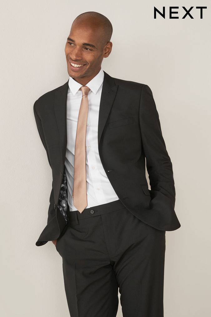Black Tailored Two Button Suit Jacket (940866) | £60