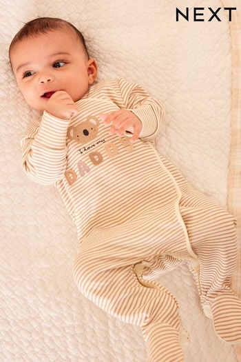 Daddy Neutral Family Sleepsuit (0-18mths) (941280) | £8.50 - £9.50