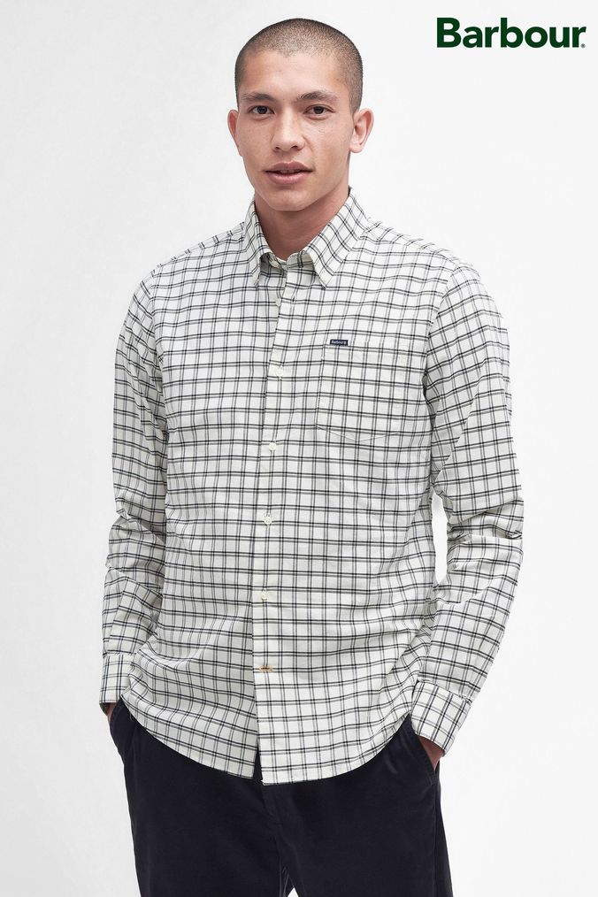Barbour shirts Green hotsell