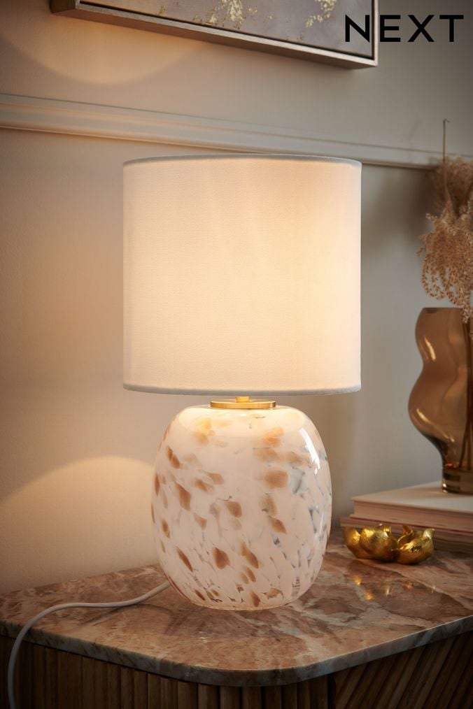 Next white table outlet lamp