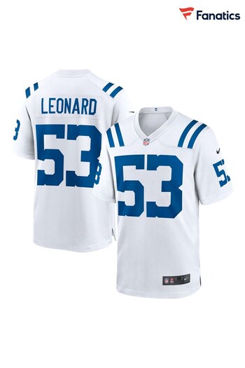 Nike White Indianapolis Colts Game Road Jersey (942191) | £90