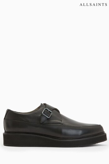 AllSaints Luke Creeper Black Shoes (942554) | £199