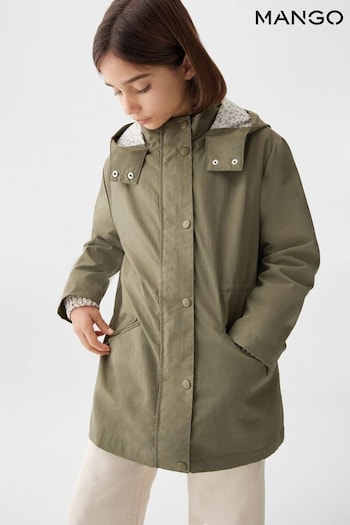 Mango Green Hooded Parka (943326) | £40