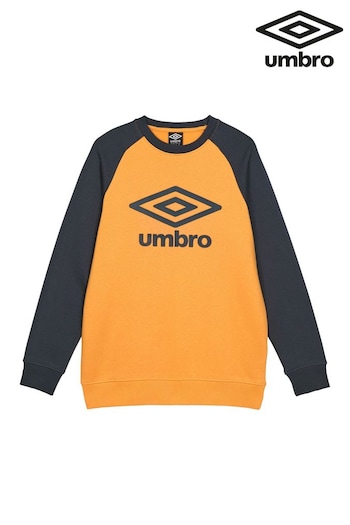 Umbro Orange Core Raglan Sweatshirt (943748) | £35