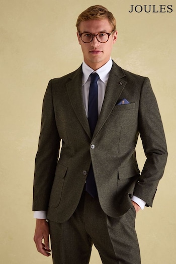 Green Slim Fit Texture Suit Jacket (943985) | £149