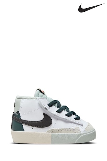 Nike sneakers White/Green Infant Blazer Mid 77 SE Trainers (944083) | £45