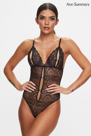 Ann Summers Diamond Kiss Lace Body Black Bodies (944249) | £25