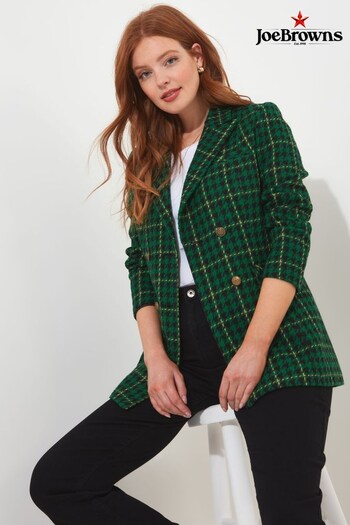 Joe Browns Green Beautifully Bold Check Jacket (944316) | £85