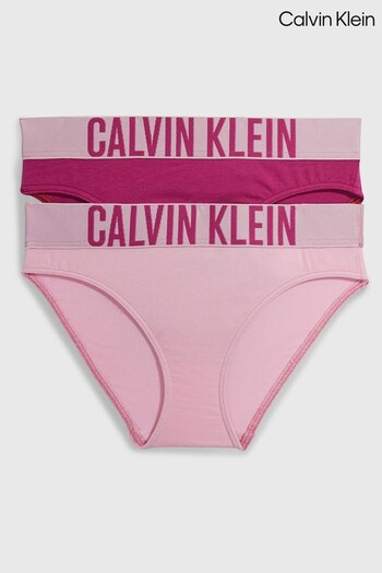 Calvin Klein Girls Pink Intense Power Bikini 2 Pack (944530) | £23