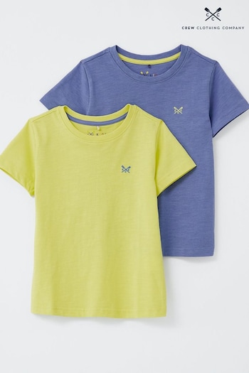 Crew Clothing sleeve Company Green Cotton T-Shirt (944767) | £20 - £24