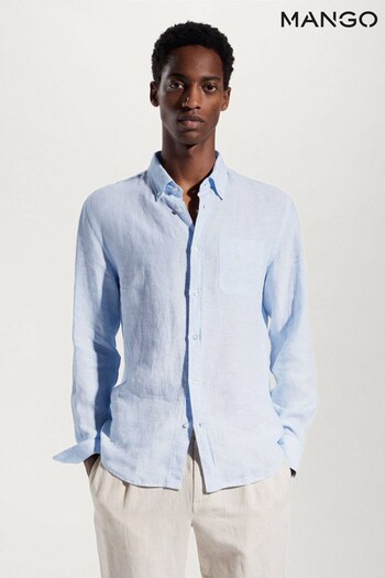 Mango Slim-Fit Linen Shirt (944881) | £50