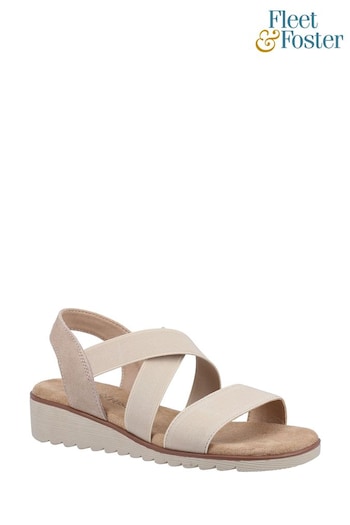 Fleet & Foster Cream Freesia known Sandals (945132) | £40