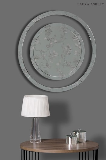 Laura Ashley Clear Evie Small Round Mirror (945235) | £195