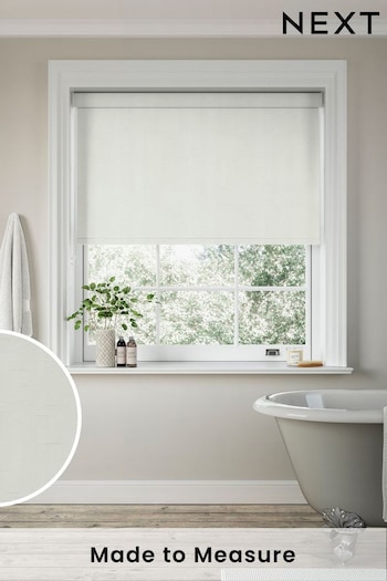 Ivory Cream Solar Made to Measure Roller Blind (945278) | £73
