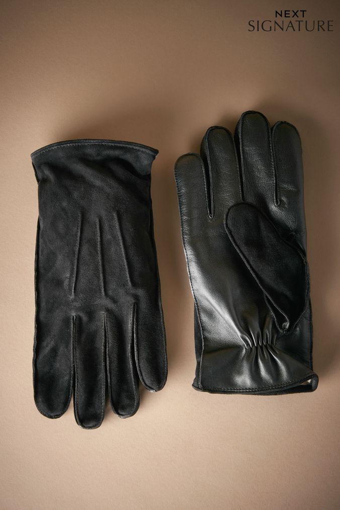 Lacoste leather gloves outlet