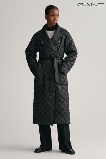 GANT Quilted Black Coat (945745) | £250
