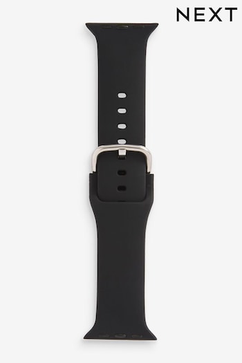 Black Silicone Watch Strap (946074) | £12