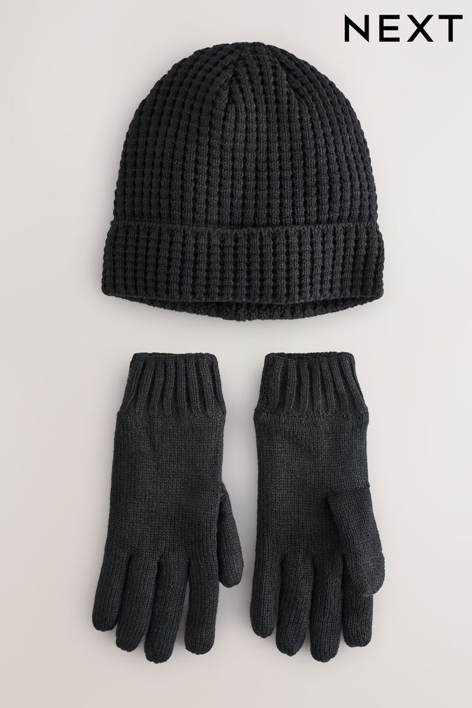 Men s Hat Gloves Scarf Sets Next UK
