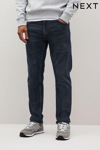 Blue Grey Regular Tapered Vintage Stretch Authentic Jeans (946274) | £28