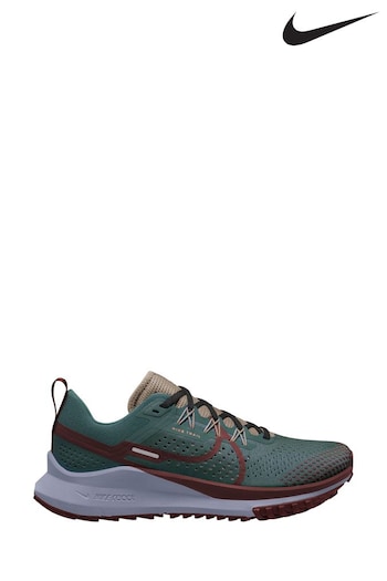 Nike CW4555 Green/Grey Pegasus 4 Trail Running Trainers (946359) | £130