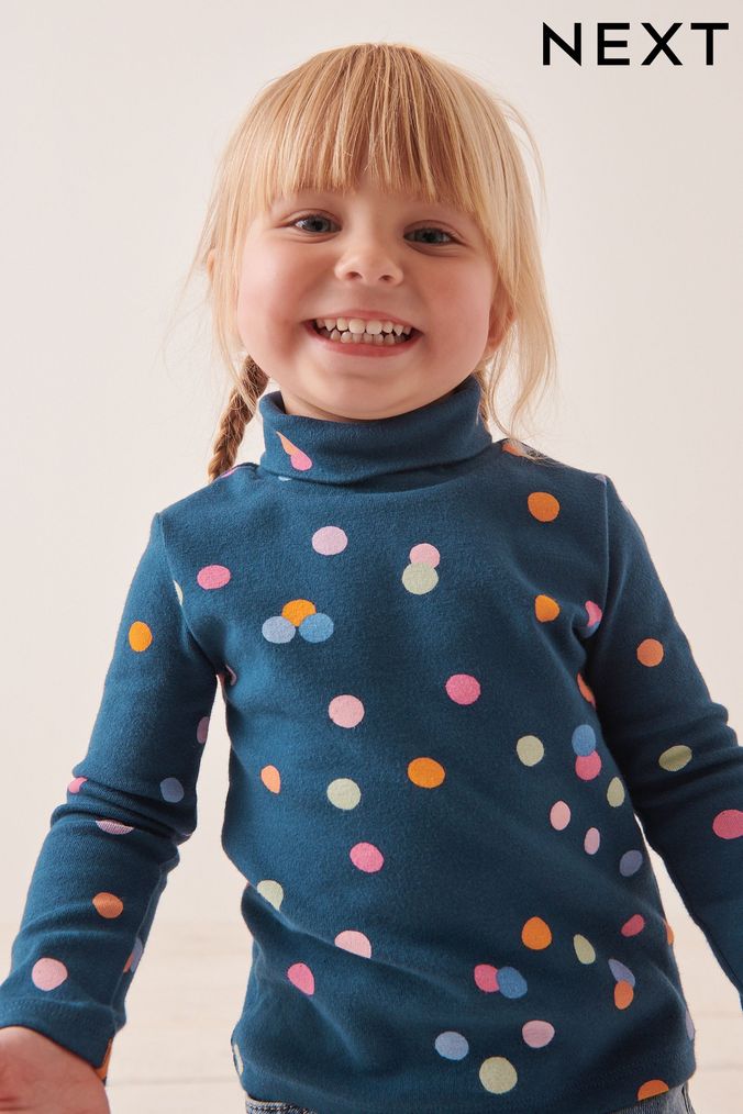 Spotty jumper girls on sale