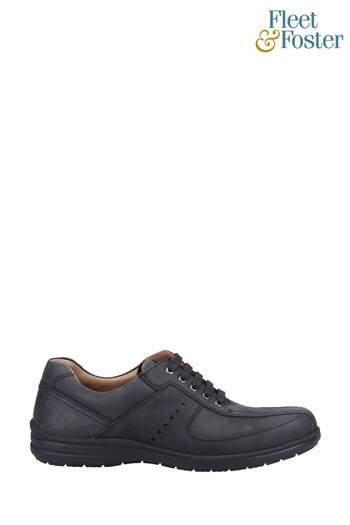 Fleet & Foster Bob Black Shoes (947051) | £73