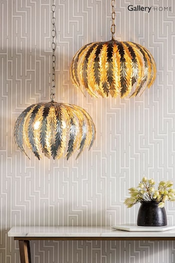 Gallery Home Gold Daphnie Ceiling Light Pendant (947296) | £312