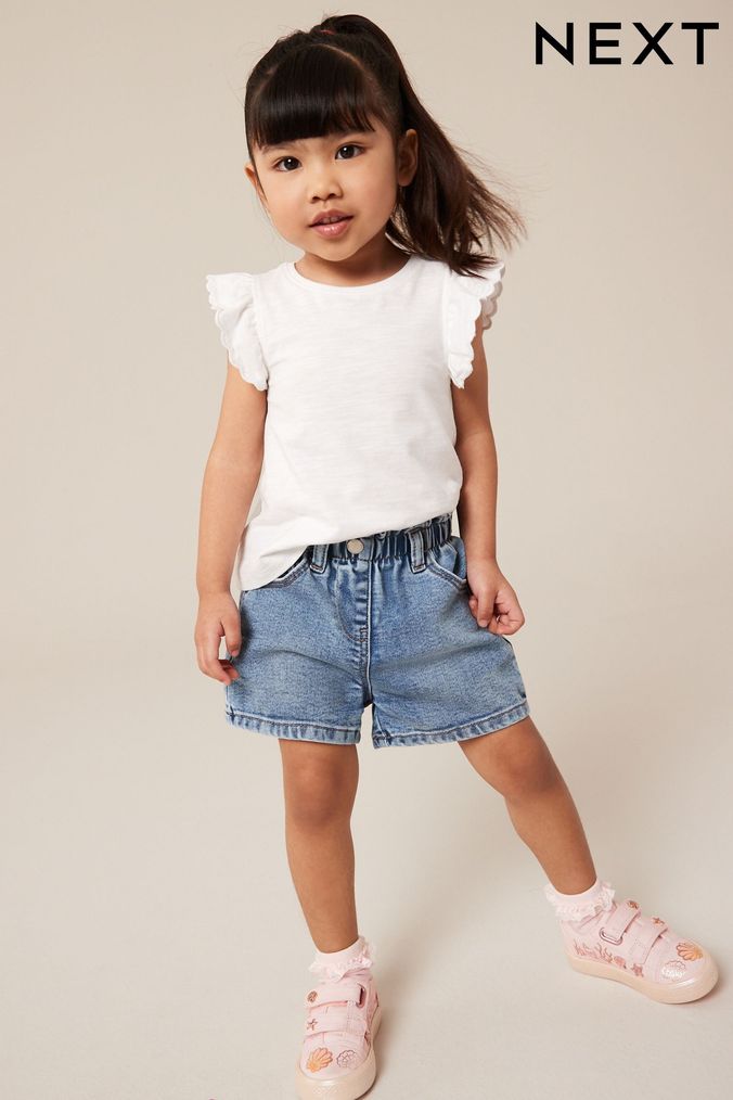 Next denim shorts girl deals