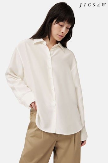 Jigsaw Silk Habotai Relaxed Shirt (947377) | £155