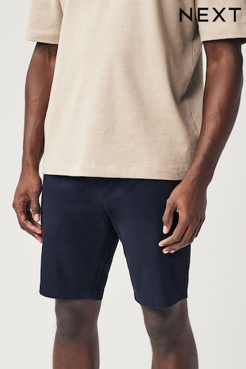 Navy Blue Skinny Stretch Chinos Shorts (947405) | £19