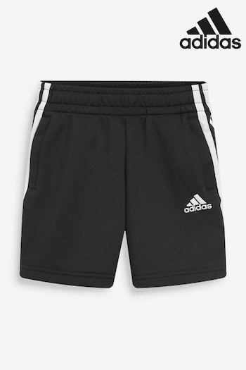 adidas Black Performance 3-Stripes Shorts (947537) | £20