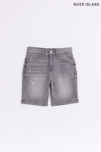 River Island Grey Boys Denim Shorts (947781) | £15 - £22