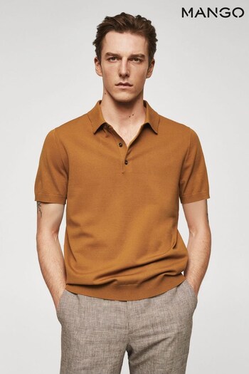 Mango Fine-Knit Polo Shirt (948451) | £36