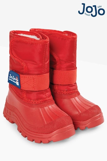 JoJo Maman Bébé Red Alpine Snow Boots (948499) | £24