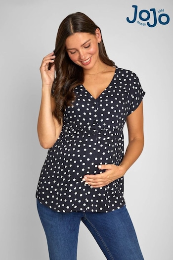 Add to Favourites: Inactive Navy Spot Maternity Blouse (948933) | £36
