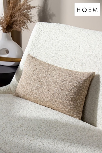 HÖEM Natural Tiona Rectangular Woven Jacquard Cushion (949208) | £18