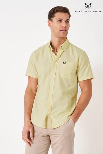 Crew Clothing Company Yellow Cotton Classic Shirt (949497) | £55