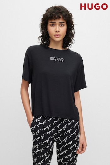 HUGO Relaxed Fit Stretch Cotton T-Shirt (949877) | £39