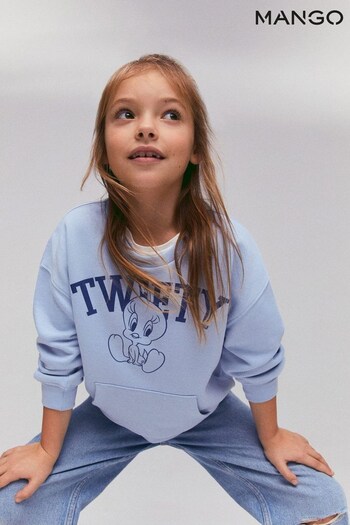 Mango Blue Tweety Sweatshirt (950786) | £26