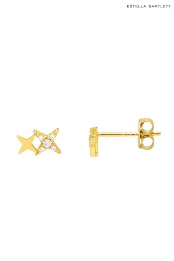 Estella Bartlett Gold Tone Duo Star Studs (950923) | £22