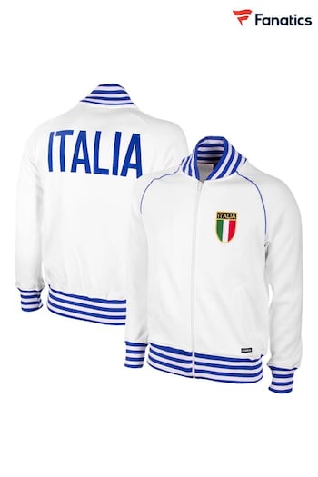 Fanatics Italy 1982 Away Retro Track White Jacket (950933) | £75