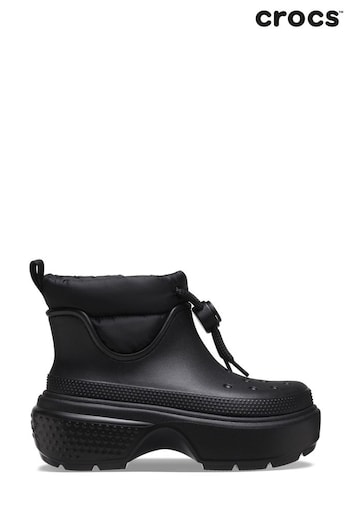 Crocs amp Stomp Puff Black Boots (950954) | £115