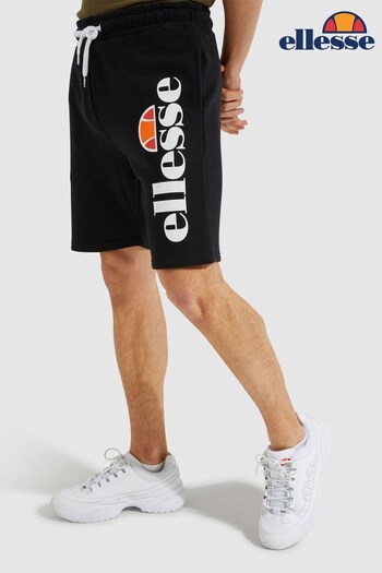 Ellesse Bossini Fleece Black Shorts (951176) | £30