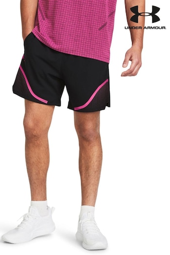 Under Flaske Armour Black/Pink Vanish 6" Shorts (951528) | £45