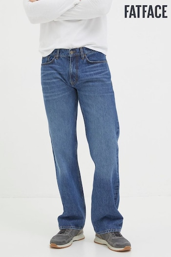FatFace Blue Loose Fit sweatshirt Jeans (951882) | £59
