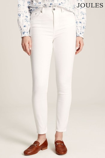 Joules White Stretch Skinny Print Jeans (951978) | £59.95