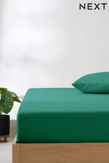 Green Deep Fitted Simply Soft Microfibre Sheet (952020) | £8 - £14