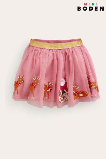 Boden Pink Tulle Christmas Tutu Skirt (952117) | £37 - £42