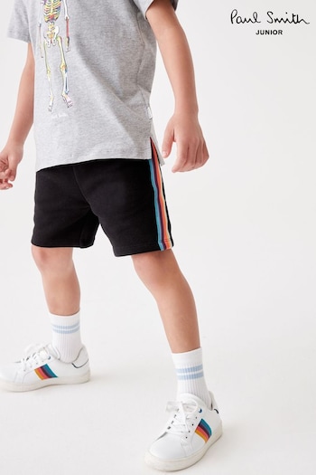 Paul Smith Junior Boys Artist Stripe Sweat frill Shorts (952120) | £35